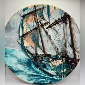 Royal Doulton Decorative plate "Rounding the Horn".